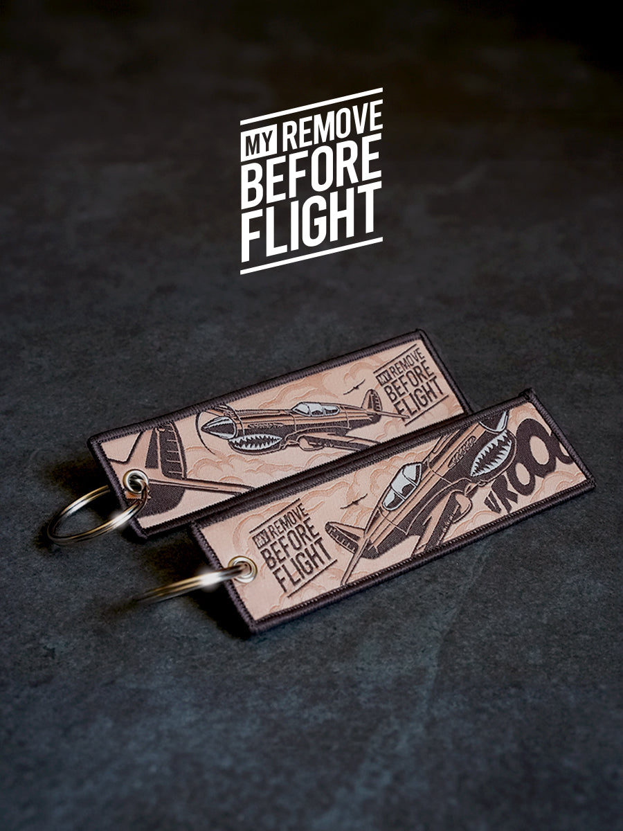 Porte-clé Flamme Rétro