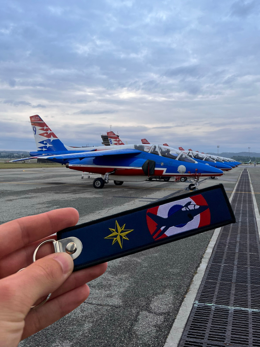 Porte clés Flamme French Air Force_Alphajet