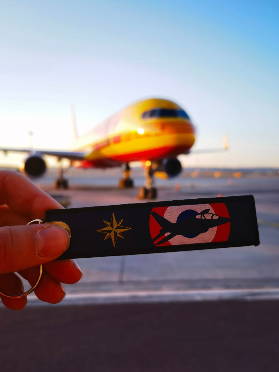 Porte clés Flamme French Air Force Boeing 757 DHL