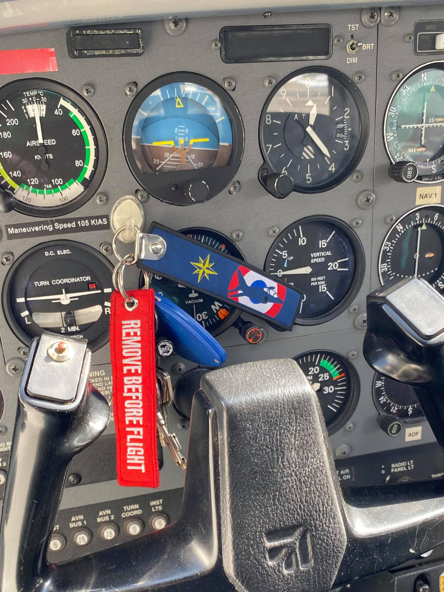 Porte clés Flamme French Air Force_Cockpit