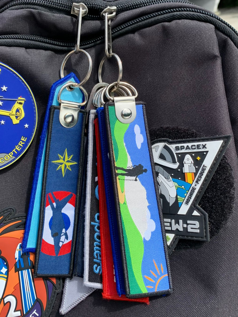 Porte-clé Flamme Provence Rando